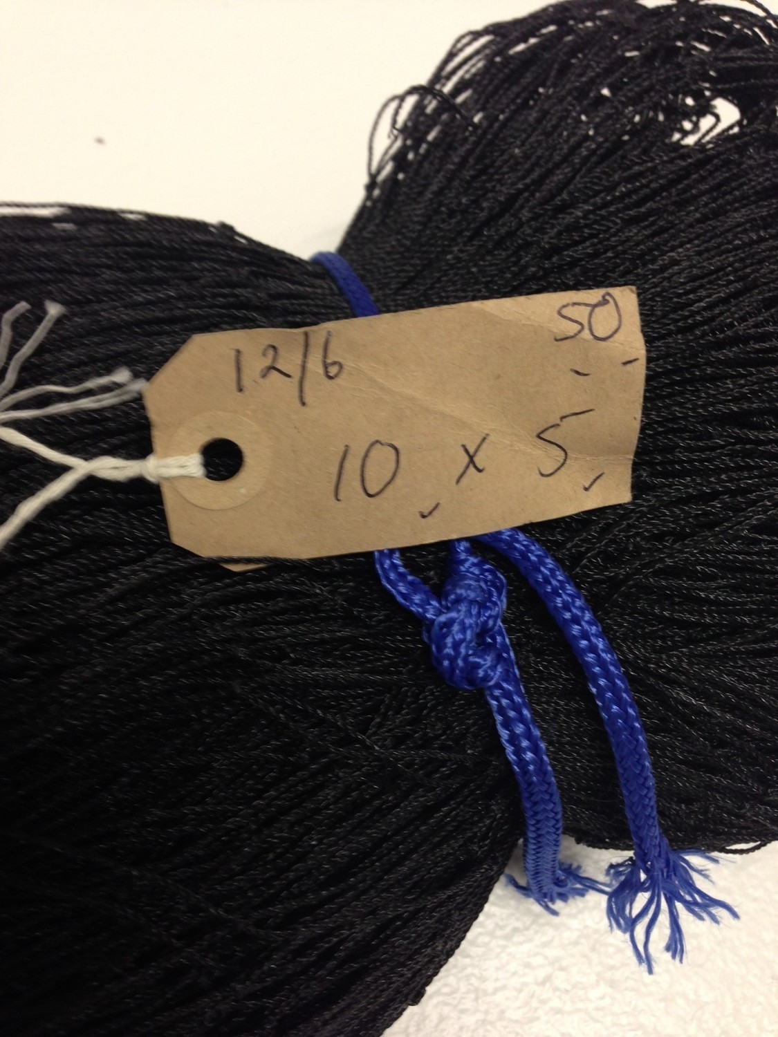 Duenett 5 x 10 meter, svart 50mm maskevidde