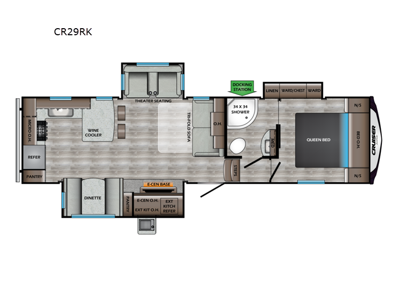 2021 Crossroads RV Cruiser Aire CR29RK
