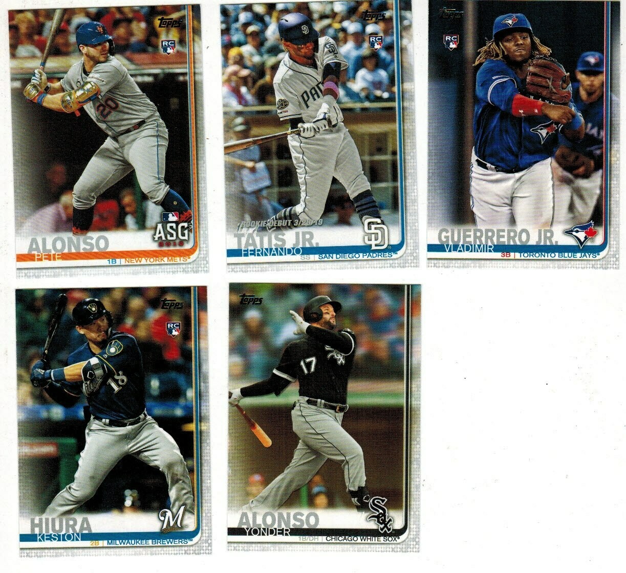 2019 Topps Baseball update set Loaded with Rookies