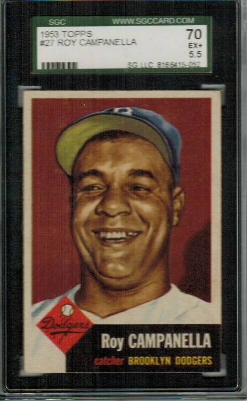 1953 Topps #27 Roy Campanella SGC 5.5