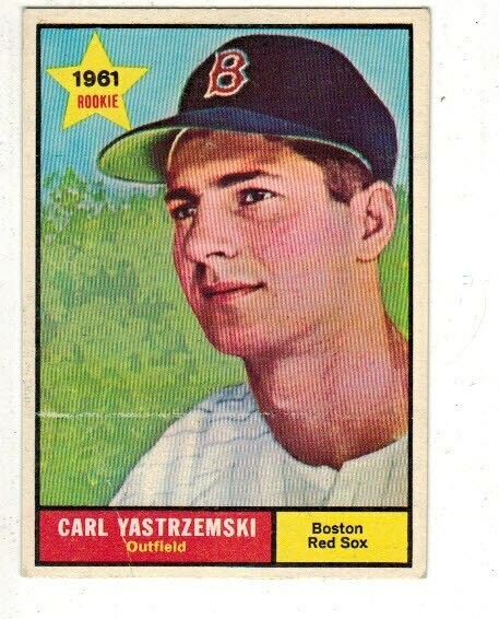 1961 Topps #287 Carl Yastrzemski list $300