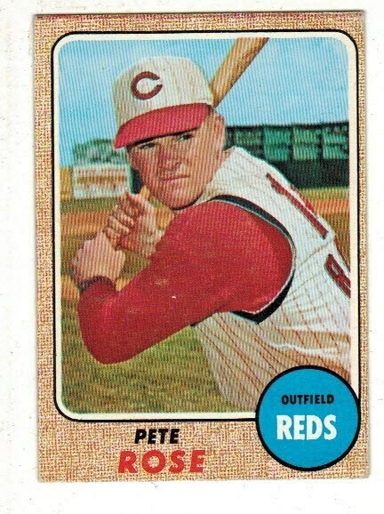 1968 Topps #230 Pete Rose list $120