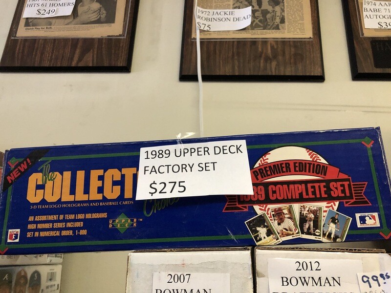 1989 Upper Deck Baseball Factory set Griffey rc