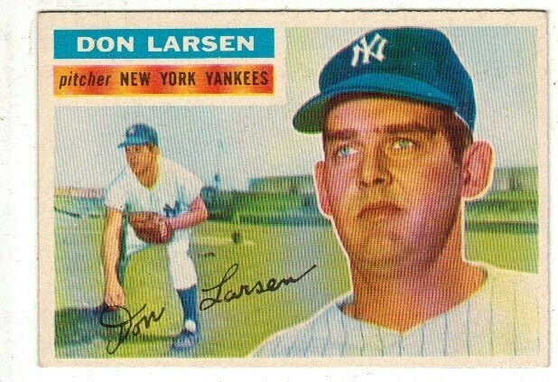 1956 Topps #332 Don Larsen rookie