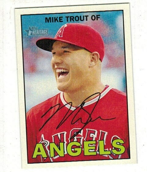 2015 Topps Heritage #500 Mike Trout