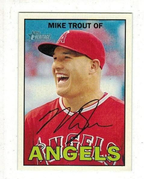 2016 Topps Heritage #500 Mike Trout
