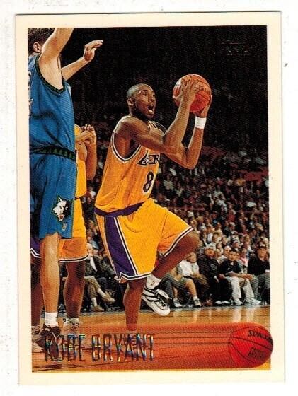 1996 Topps #138 Kobe Bryant rookie card