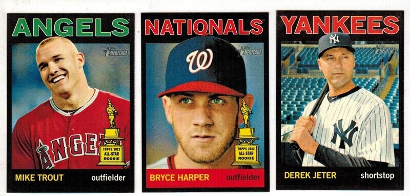 2013 Topps Heritage Black Parallel Complete 100 ct. Set