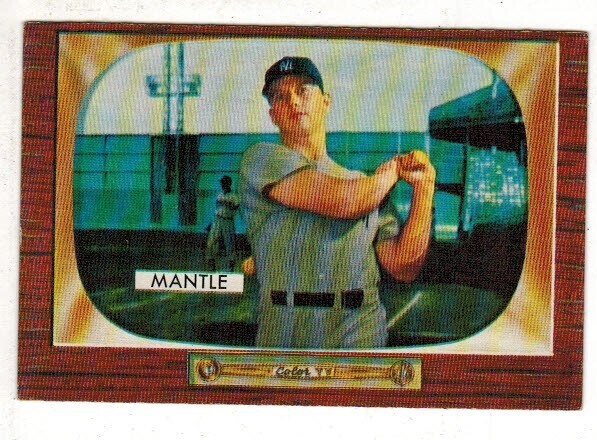 1955 Bowman #202 Mickey Mantle Ex/Mint or better