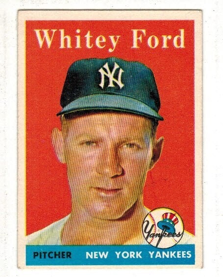 1958 Topps #320 Whitey Ford list $200