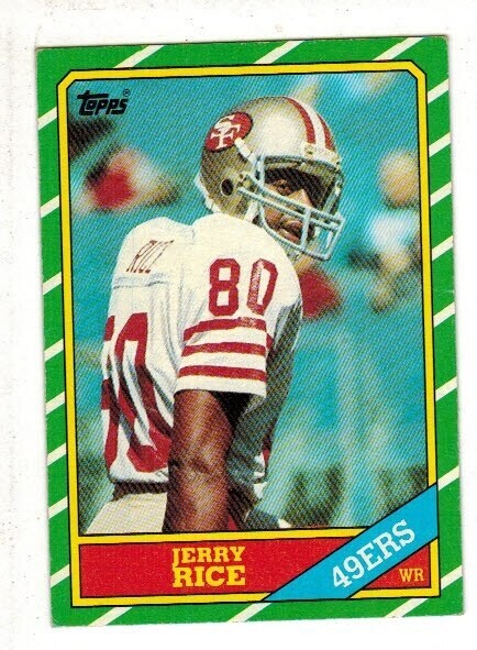 1986 Topps Jerry Rice rookie