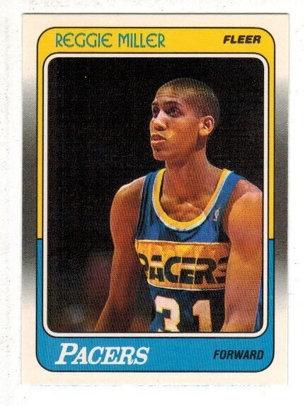 1988/89 Fleer Reggie Miller rookie