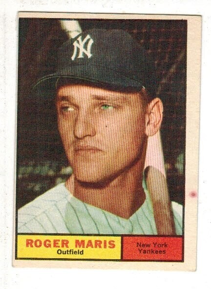 1961 Topps #2 Roger Maris list $150