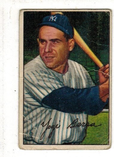 1952 Bowman #1 Yogi Berra list $1200