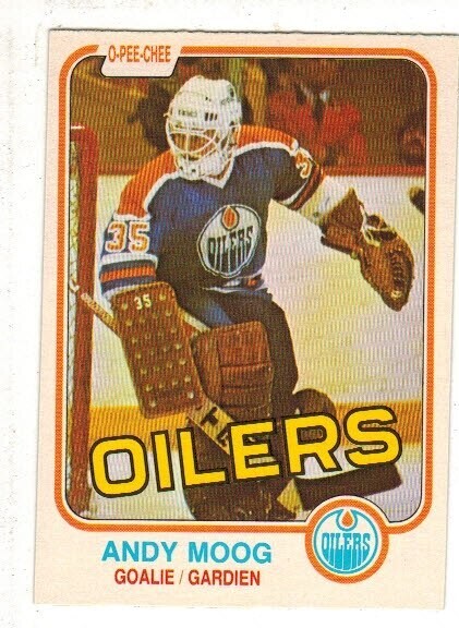 1981 Opeechee Andy Moog rookie