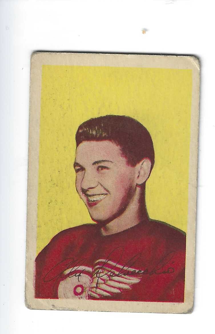 1952 Parkhurst #53 Alex Delvecchio list $150