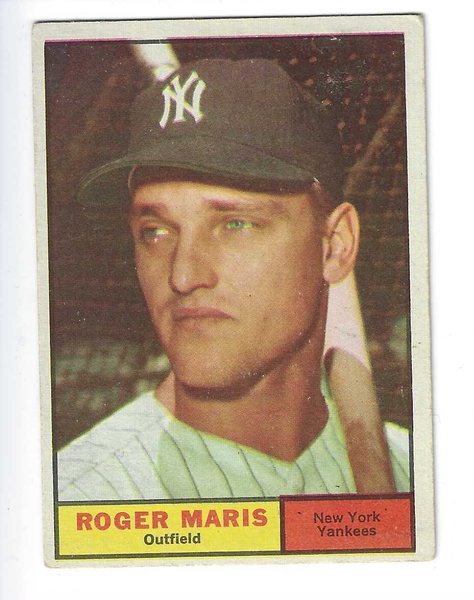 1961 Topps #2 Roger Maris list $200