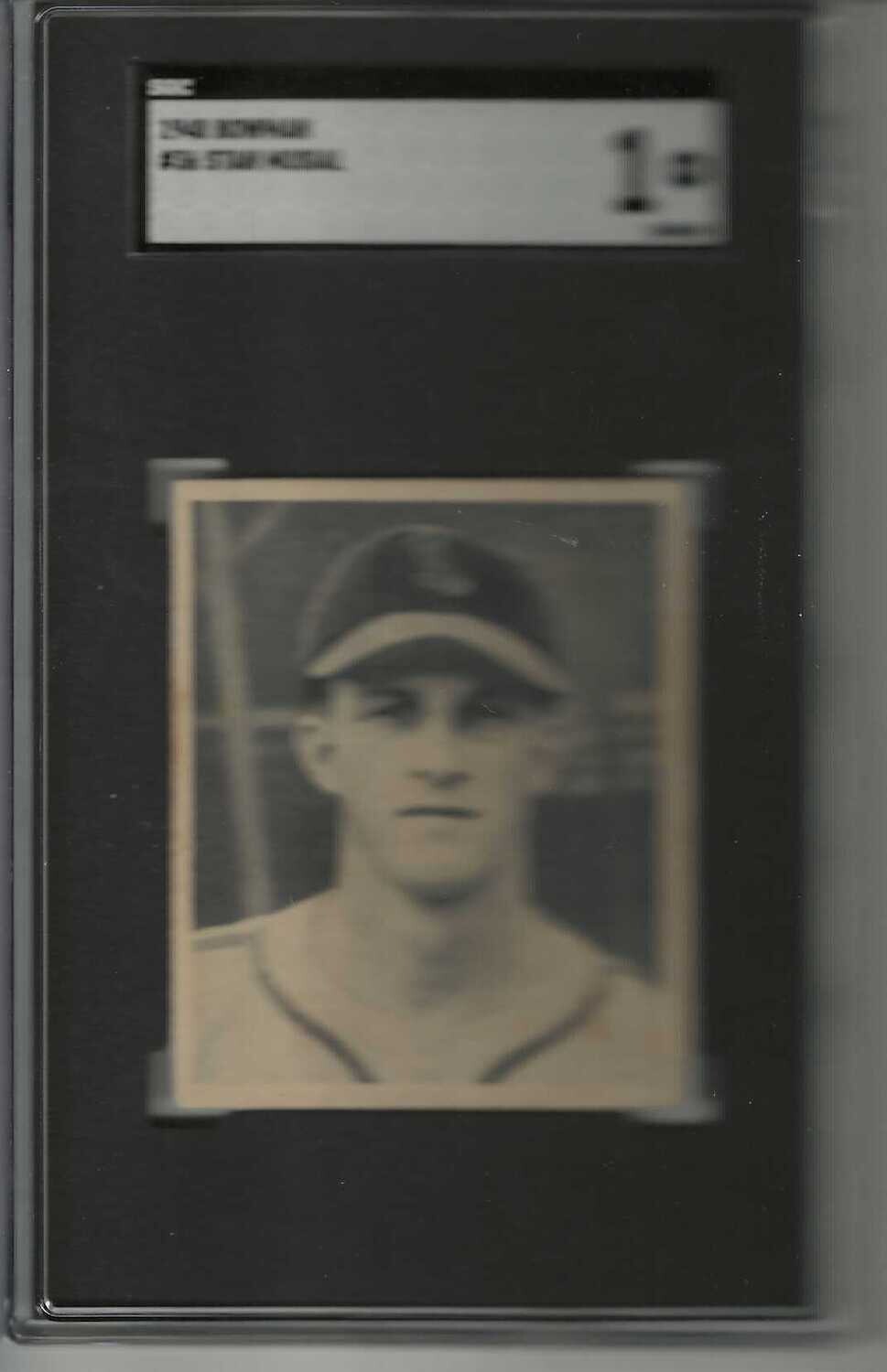 1948 Bowman #36 Stan Musial rookie SGC 1