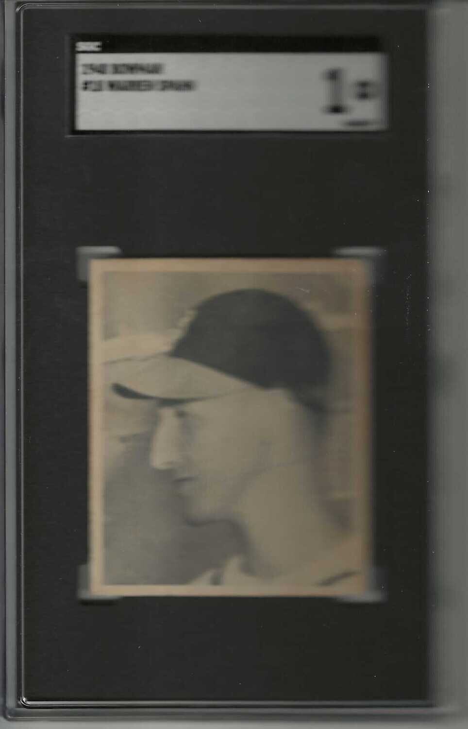 1948 Bowman #18 Warren Spahn rookie 
SGC 1