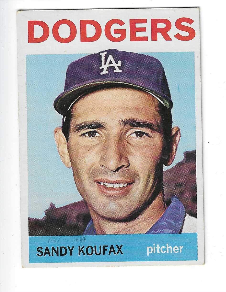 1964 Topps #200 Sandy Koufax list $100