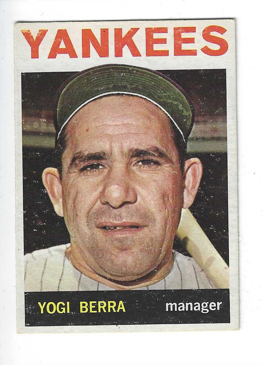 1964 Topps #21 Yogi Berra list $100