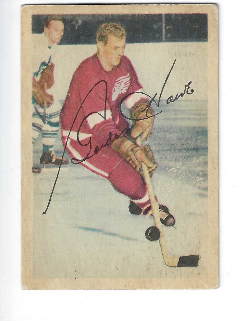 1953 Parkhurst #50 Gordie Howe list $800