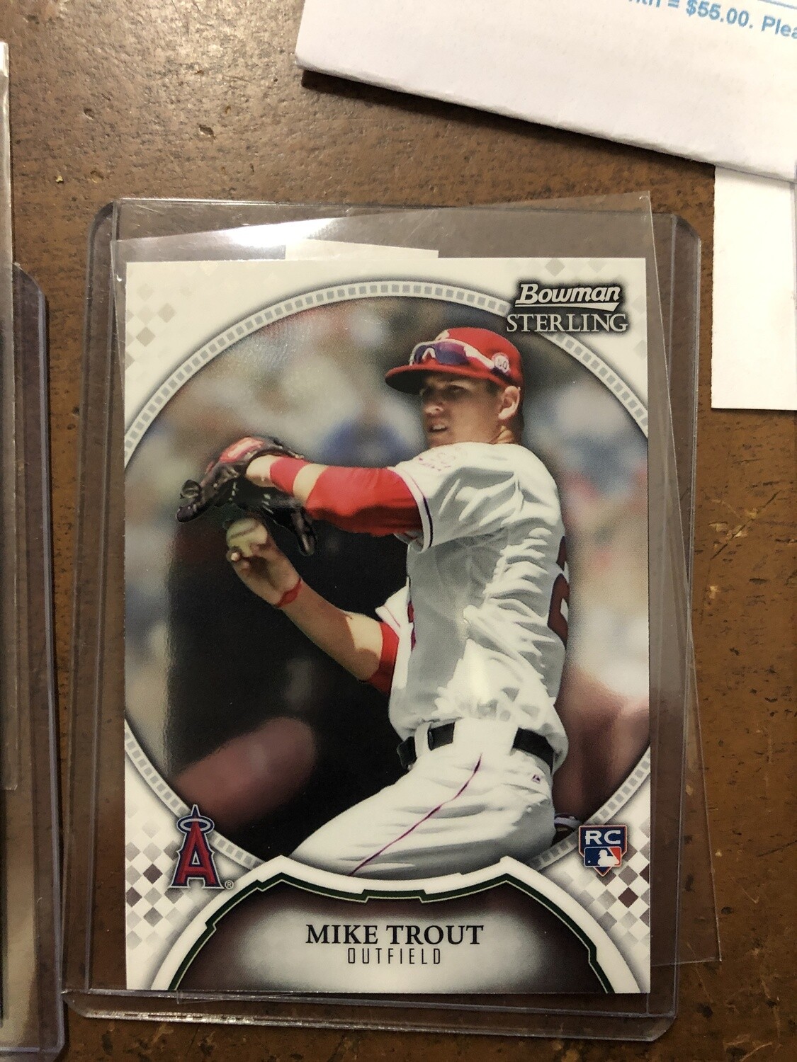 2011 Bowman Sterling Mike Trout rookie