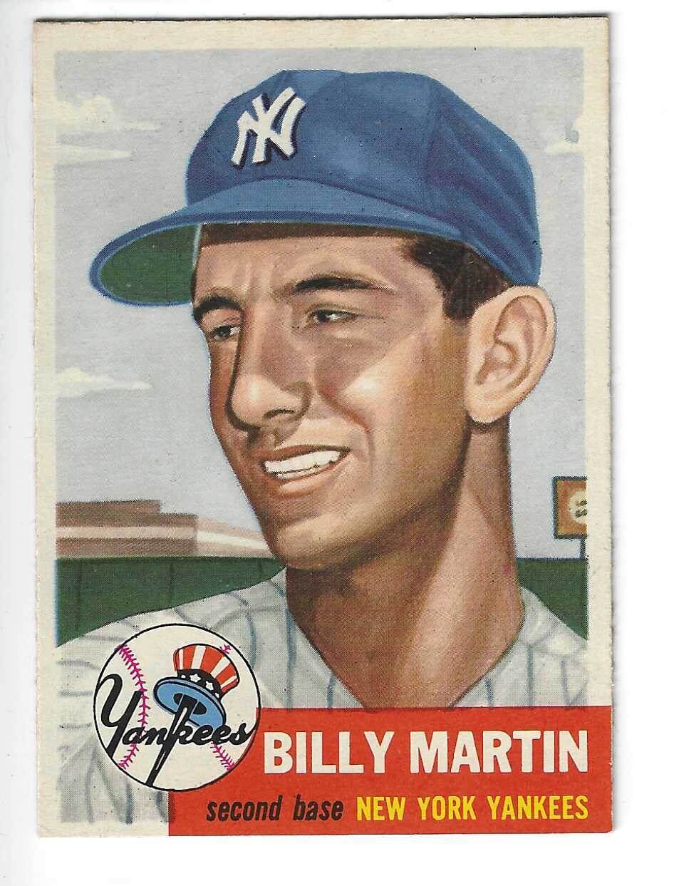 1953 Topps #86 Billy Martin Nr Mint