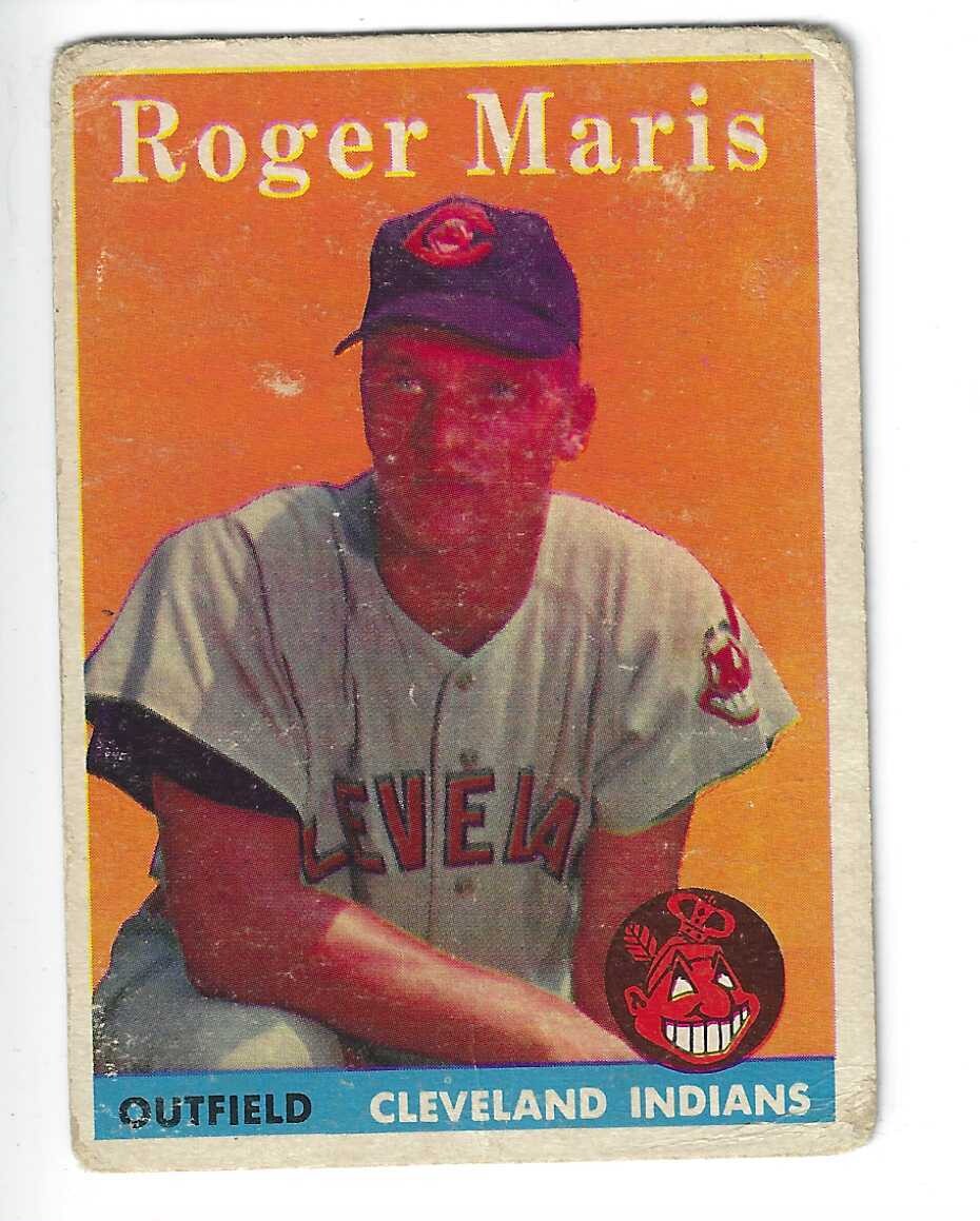 1958 Topps #47 Roger Maris rookie list $1200