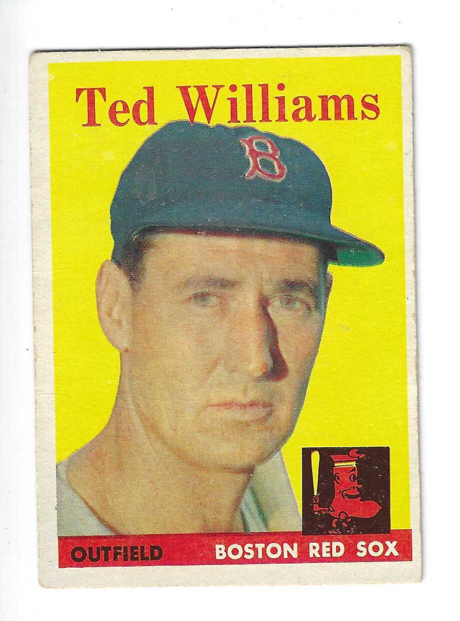 1958 Topps #1 Ted Williams list $400