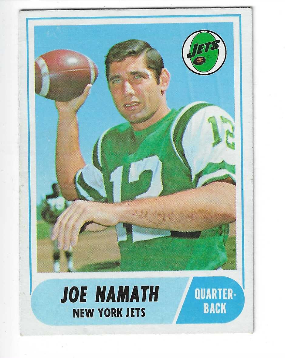 1968 Topps #65 Joe Namath $150