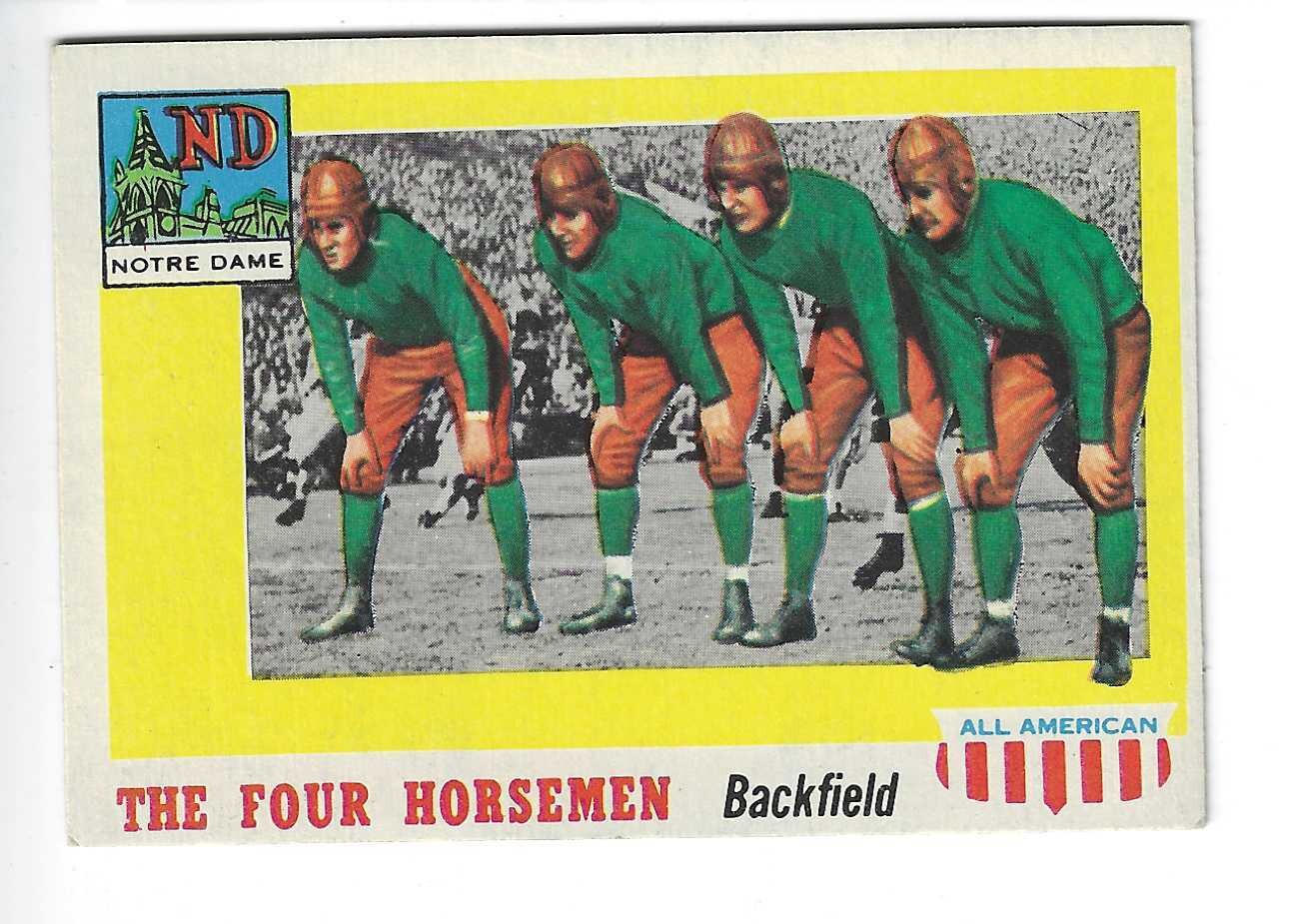 1955 Topps All American #68 The Four Horsemen Ex/Mint