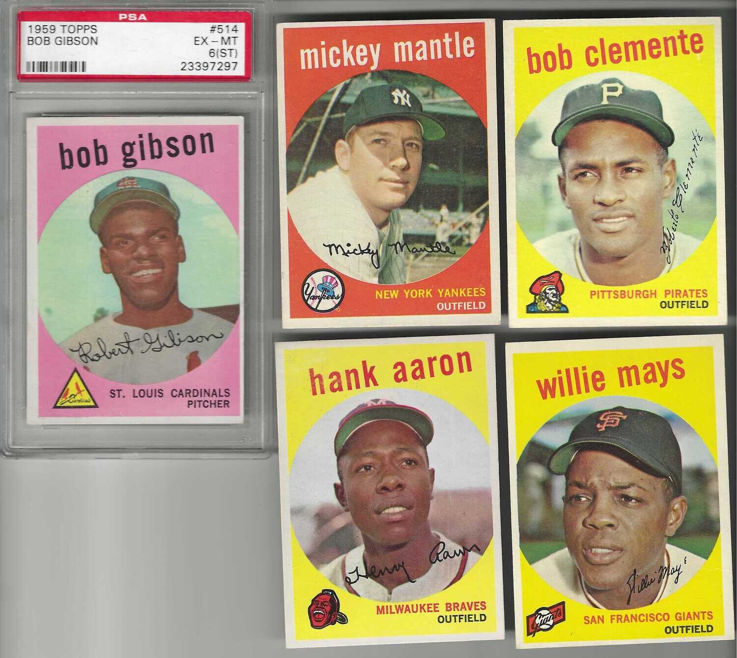 1959 Topps Complete Baseball set Ex/Mint