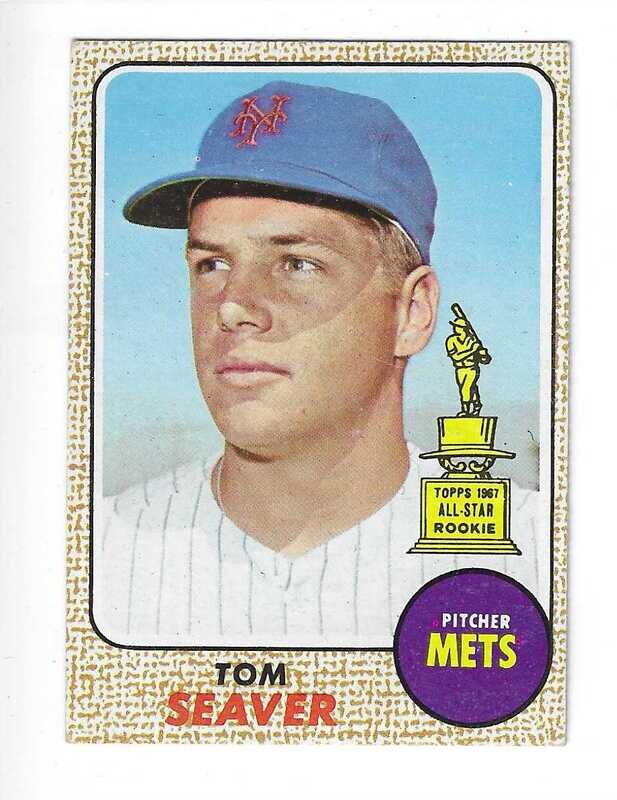 1968 Topps Tom Seaver list $150