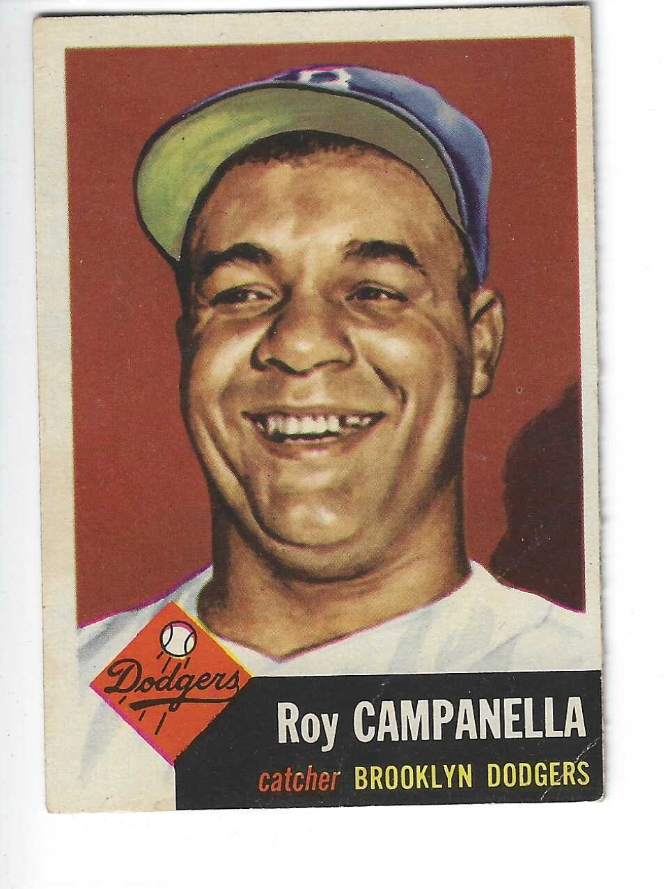 1953 Topps #27 Roy Campanella list $500