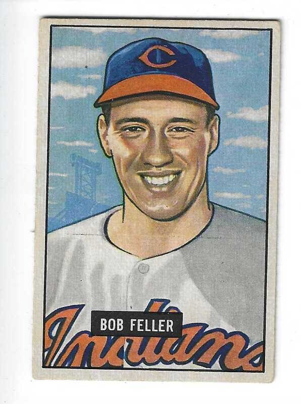 1951 Bowman #30 Bob Feller list $300