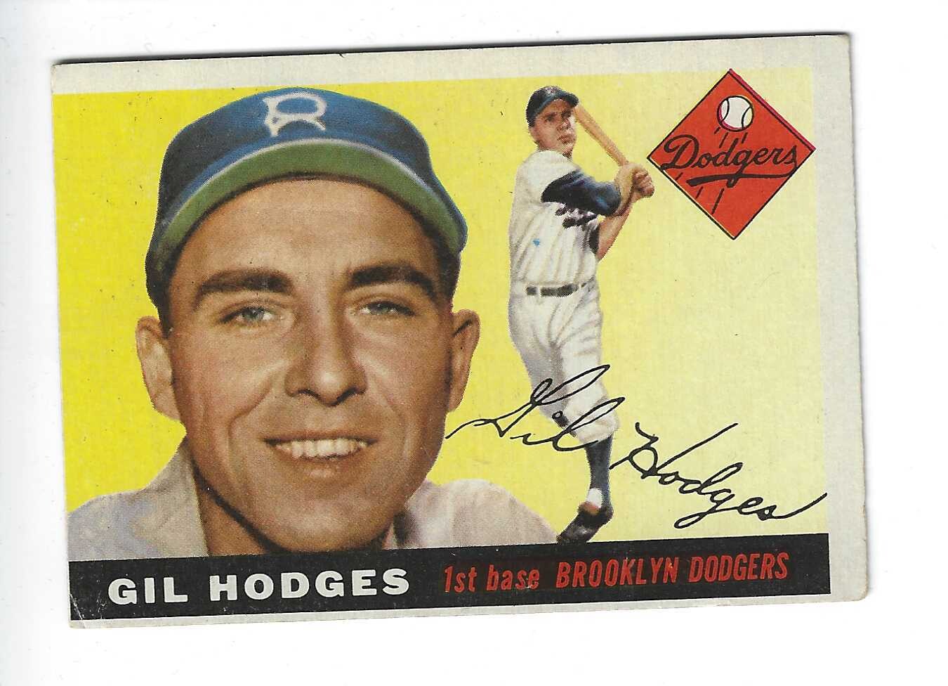 1955 Topps #187 Gil Hodges list $200