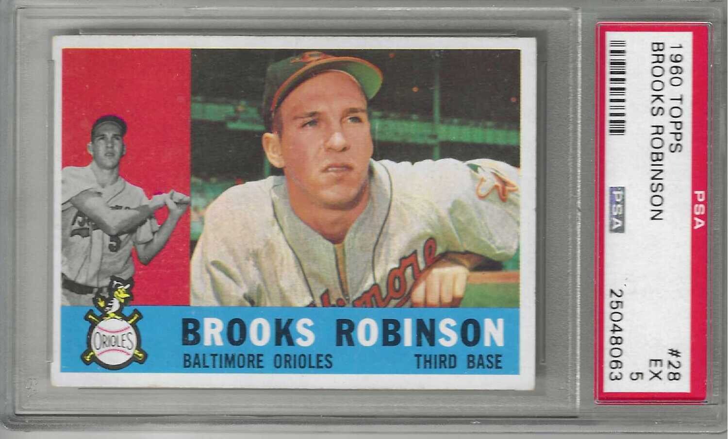 1960 Topps #28 Brooks Robinson PSA 5