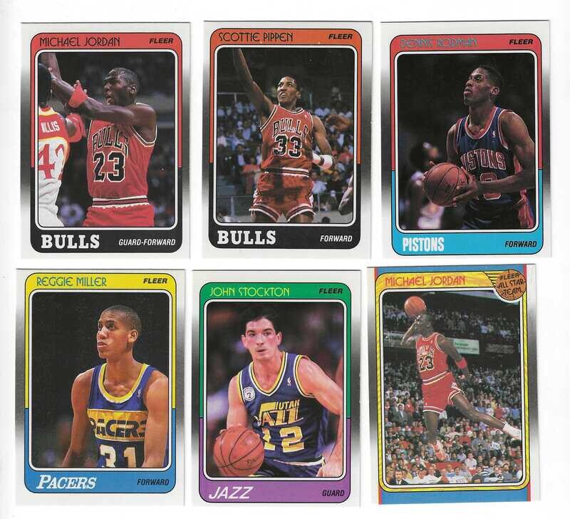 1988/89 Fleer Basketball complete set