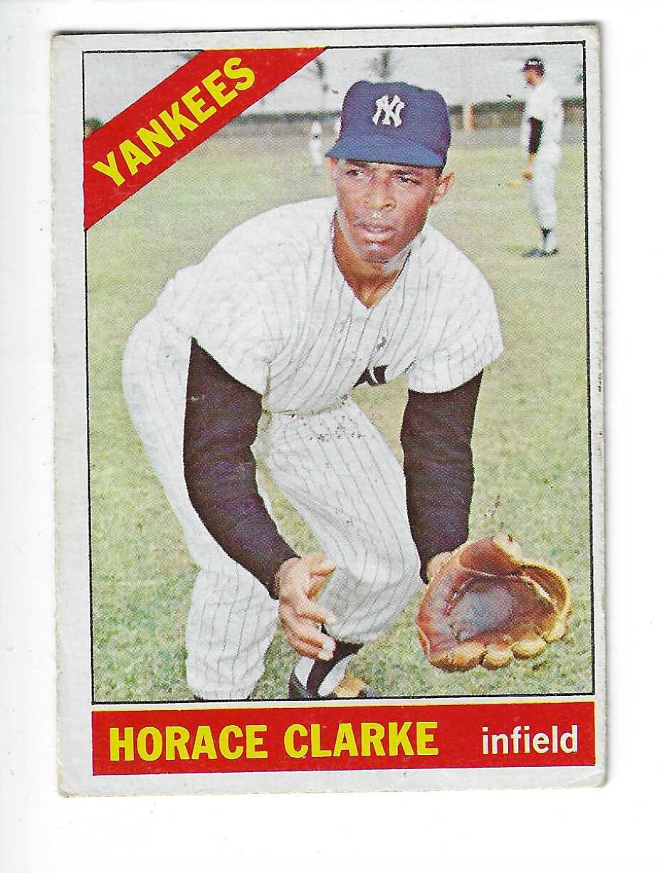 1966 Topps #547 Horace Clarke rookie SP VG/Ex List $200