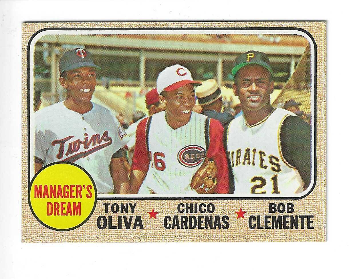 1968 Topps #480 Managers Dream Clemente Ex/Mint