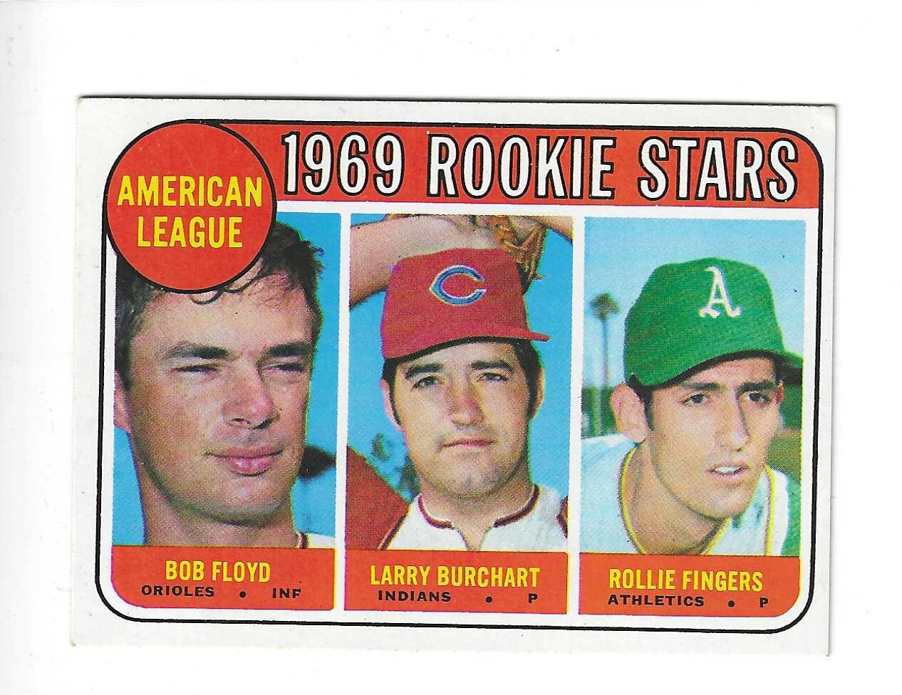 1969 Topps #597 Rollie Fingers rookie List $200