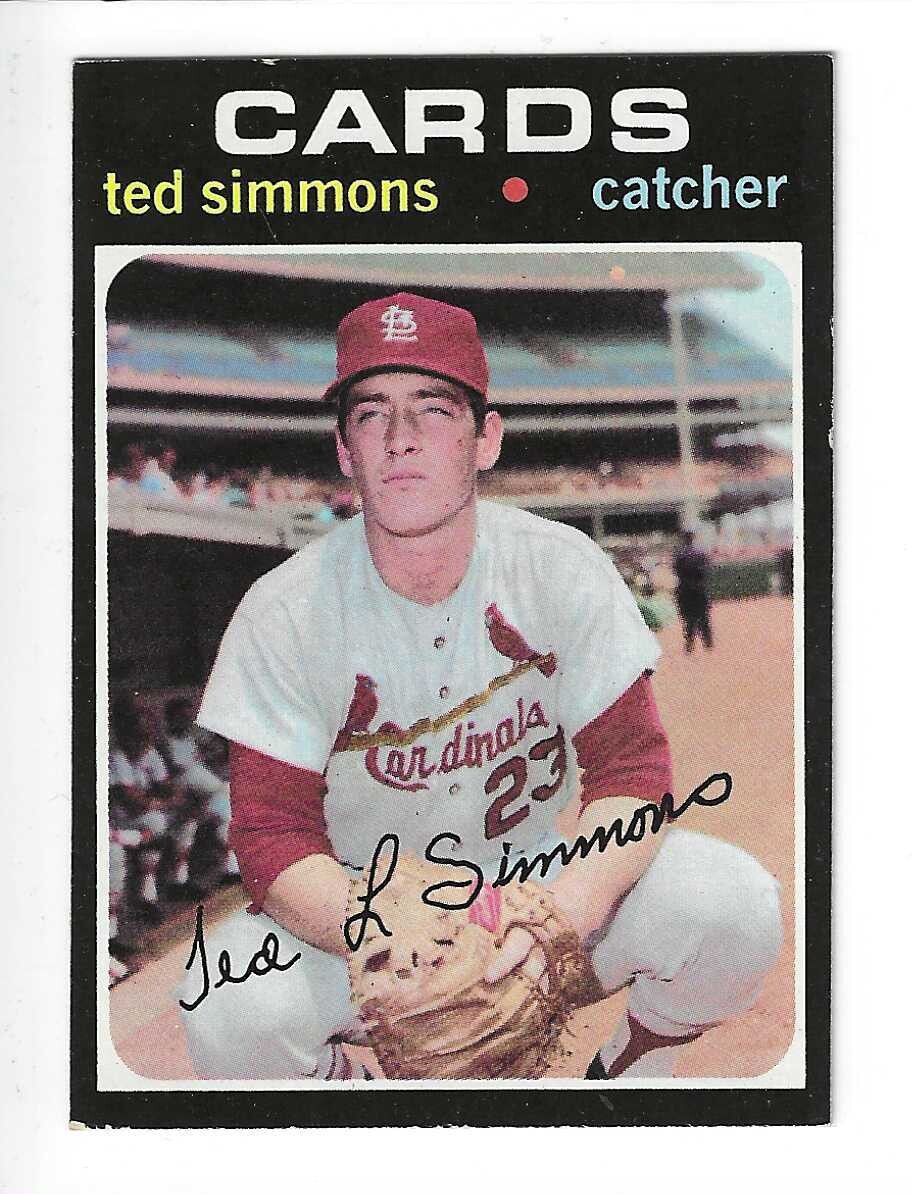 1971 Topps #117 Ted Simmons rookie Ex/Mint