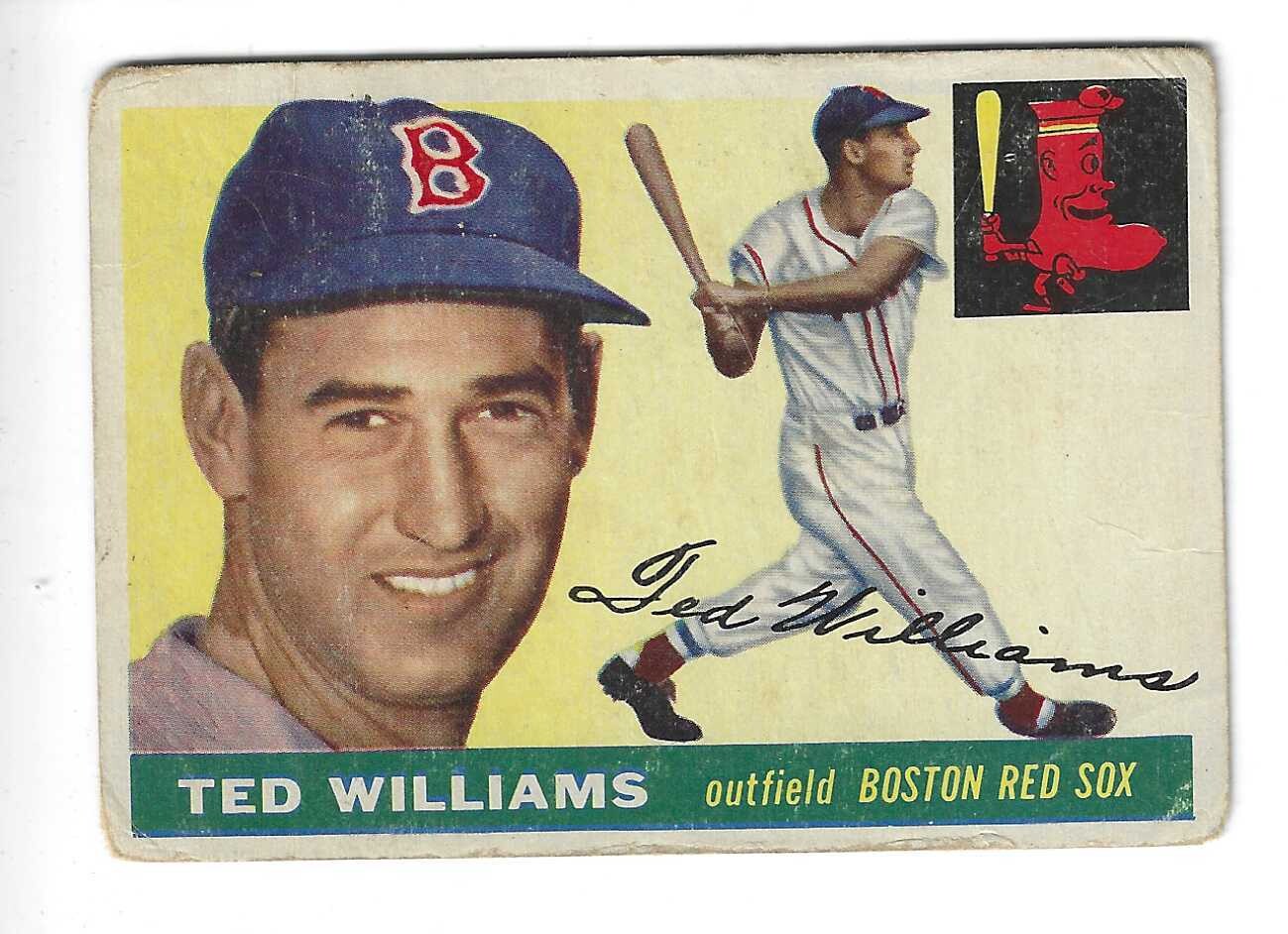 1955 Topps #2 Ted Williams list $1,000
