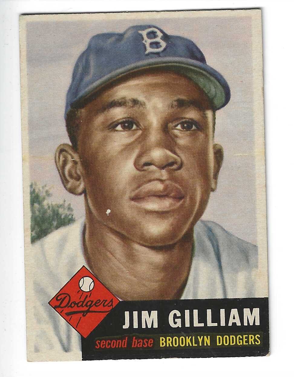 1953 Topps #258 Jim Gilliam