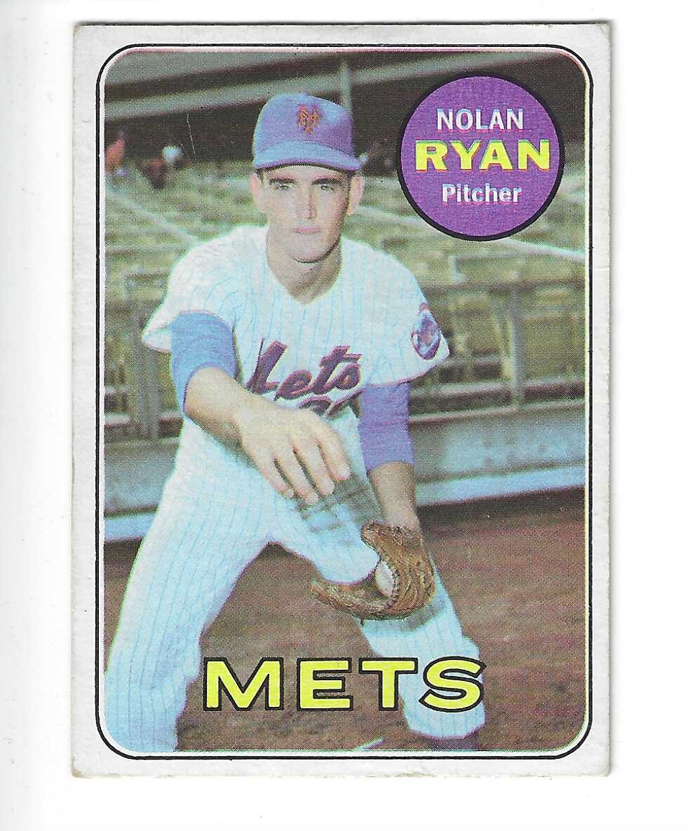1969 Topps #533 Nolan Ryan list $600