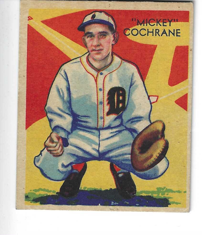 1934-36 Diamond Stars #9 Mickey Cochrane