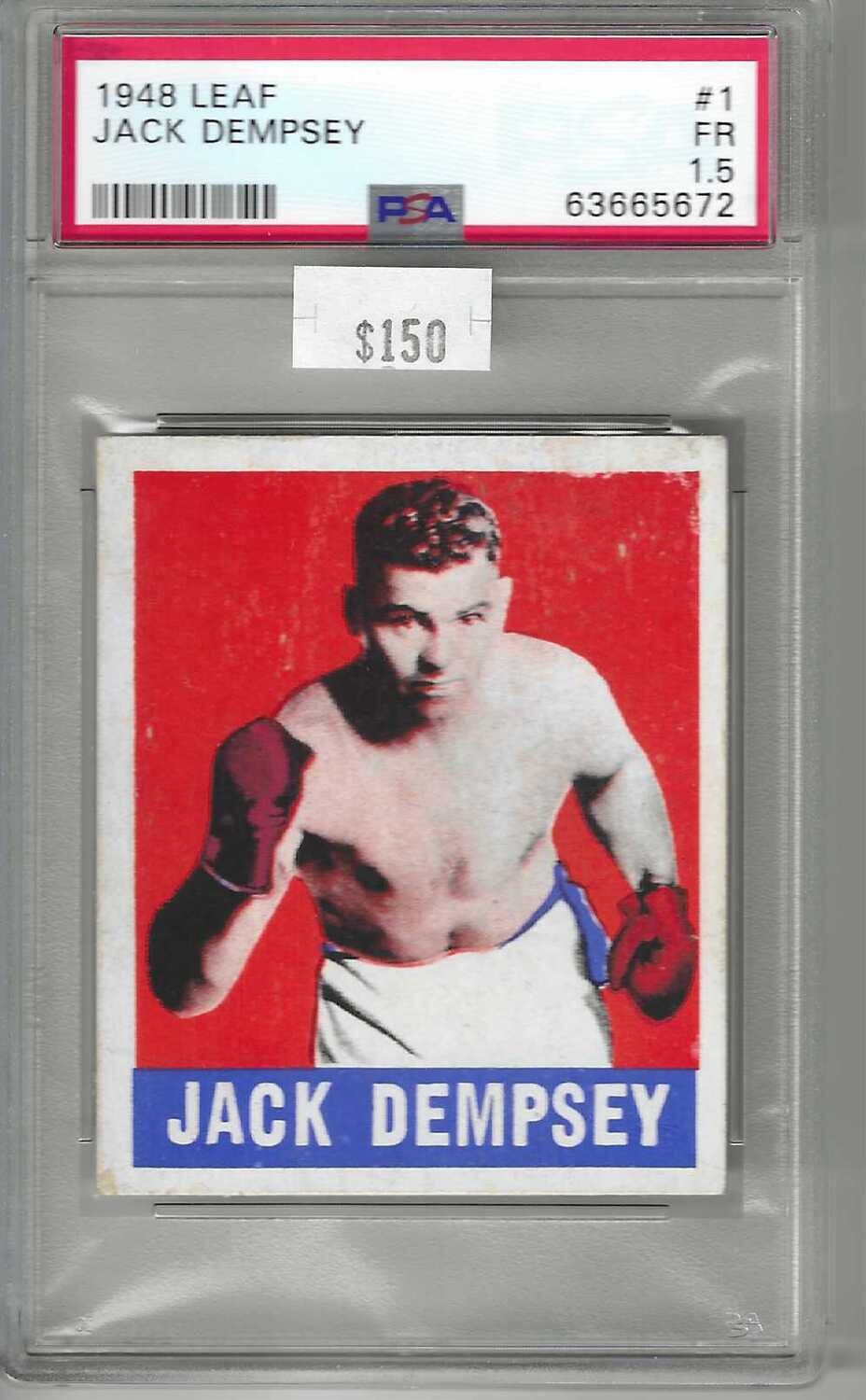 1948 Leaf #1 Jack Dempsey PSA 1.5