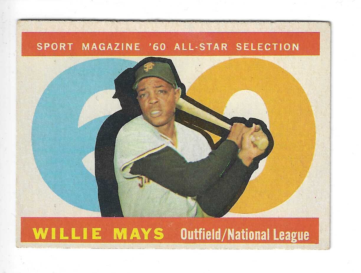1960 Topps #564 Willie Mays All Star