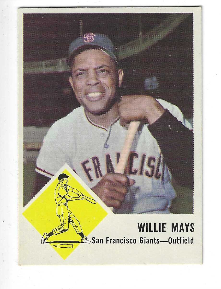 1963 Fleer #5 Willie Mays list $300